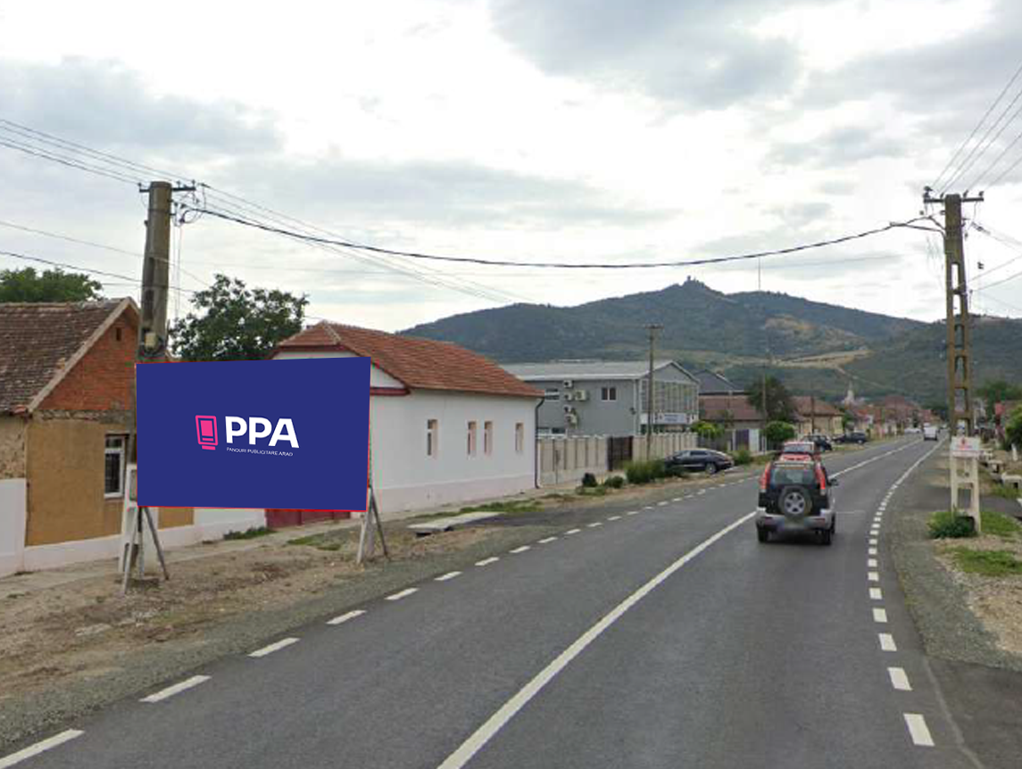 Șiria DJ792 spre Ineu, stațiunea Moneasa Șoseaua DJ792, la intrareînloc.Șiria