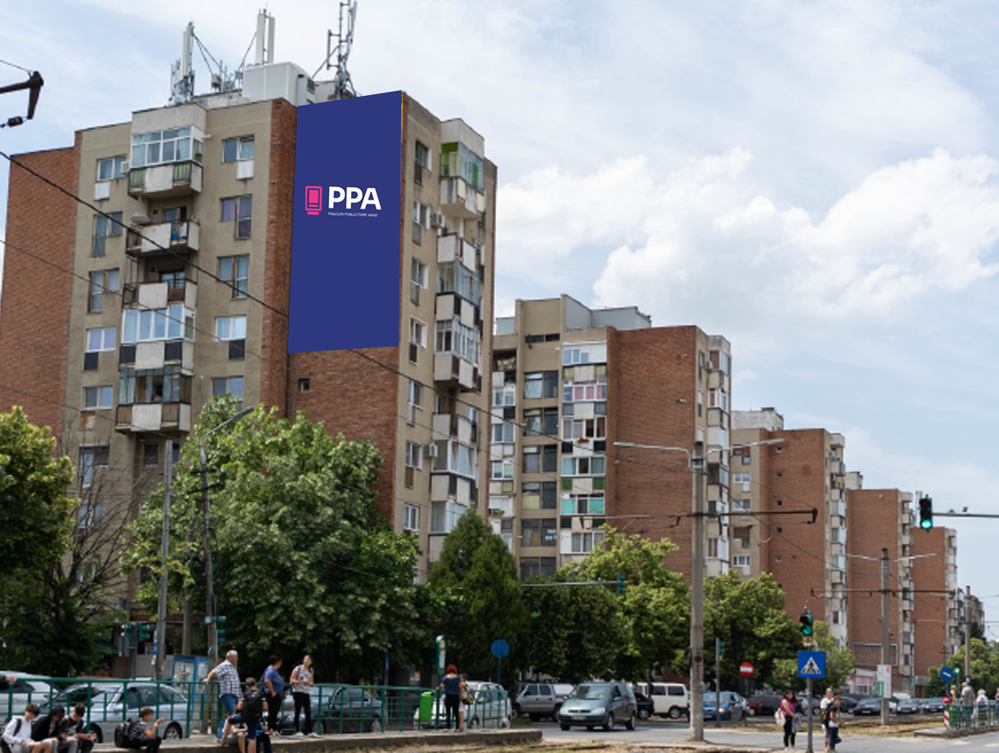 Calea Radnei (Miorița) bl. 108 sens intrare în oraș Dimensiune