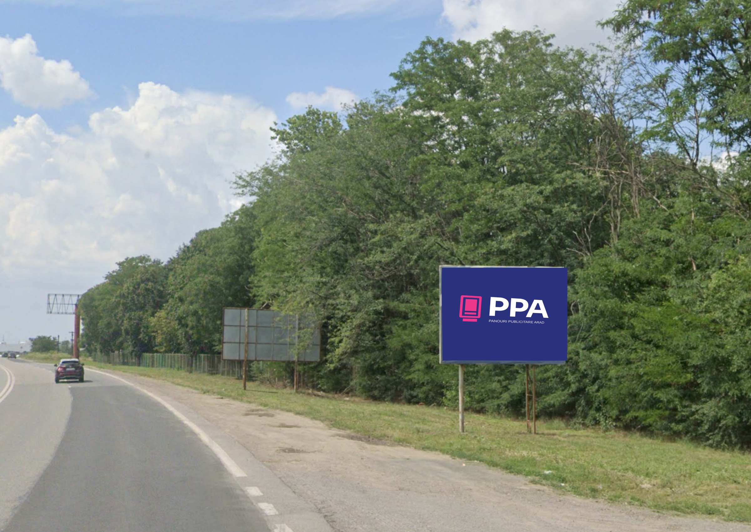DN 69 Timișoara-Arad km580 dr