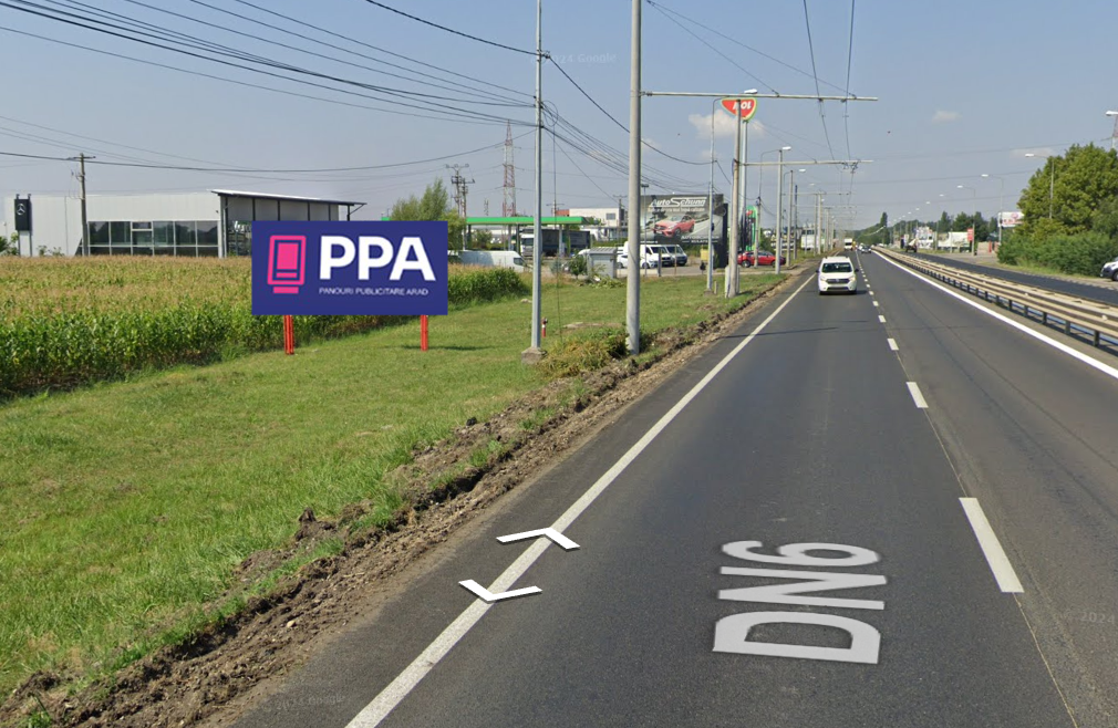 DN 6 Timișoara-Lugoj spre Aeroport