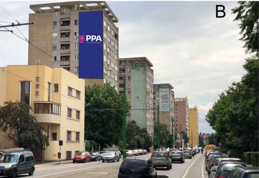 Calea Romanilor G1 spre centru Fața B