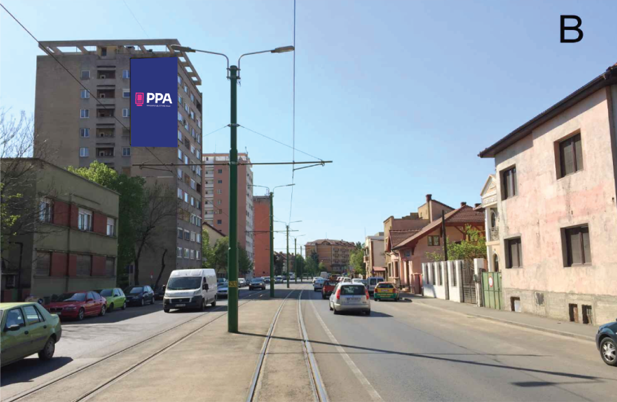 Calea Romanilor E1 spre Calea Timişorii
