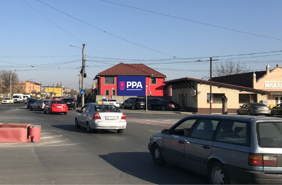 Str Padurii x Capitan Ignat sens catre Galleria Mall dinspre aeroport