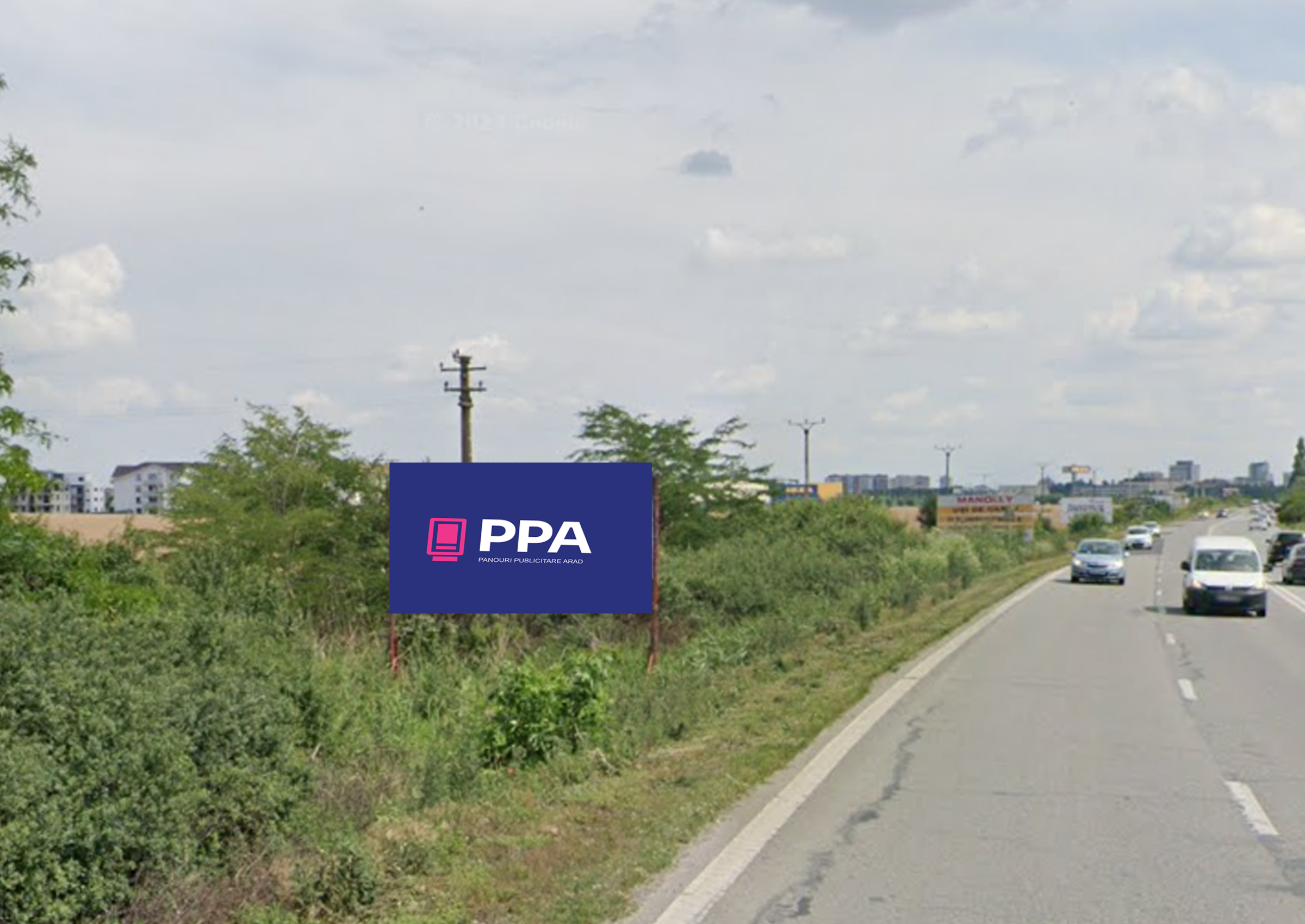 DN 69 Timișoara-Arad km580 dr