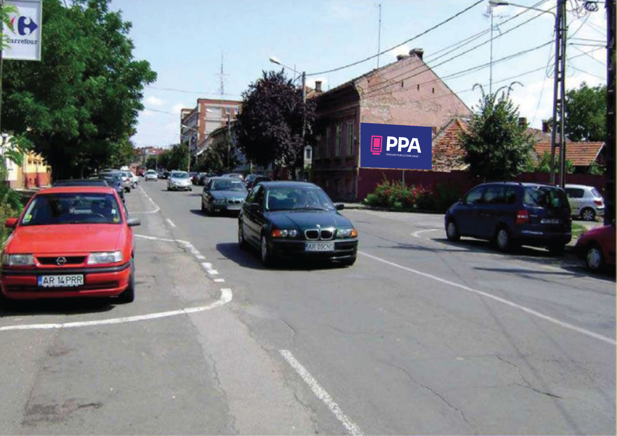 Arad-Zona A Centru lângă Poliția Arad